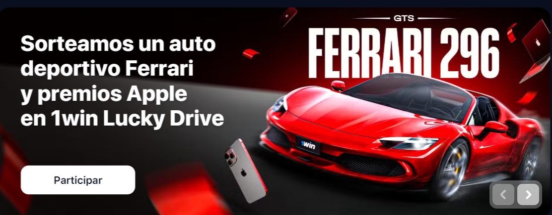 Promoción Lucky Drive 1win